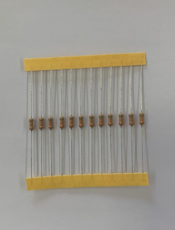 Electronic component: 0.25 watt, 33 kohm resistor.