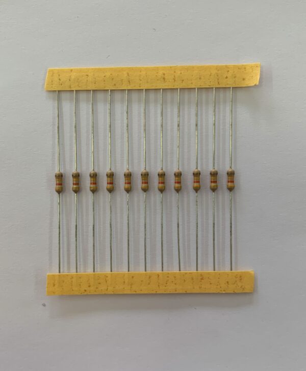Electronic component: 0.25 watt, 430 kohm resistor.