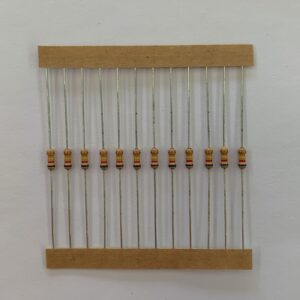 Electronic component: 0.25 watt, 620 kohm resistor.