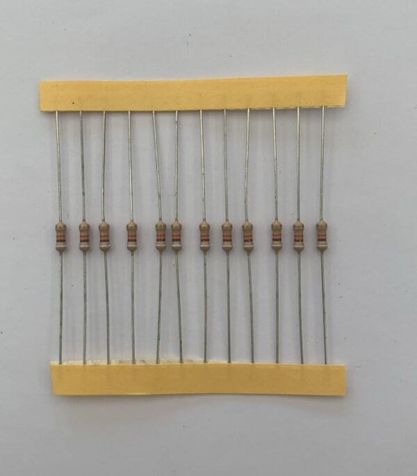 Electronic component: 0.25 watt, 91 kohm resistor.