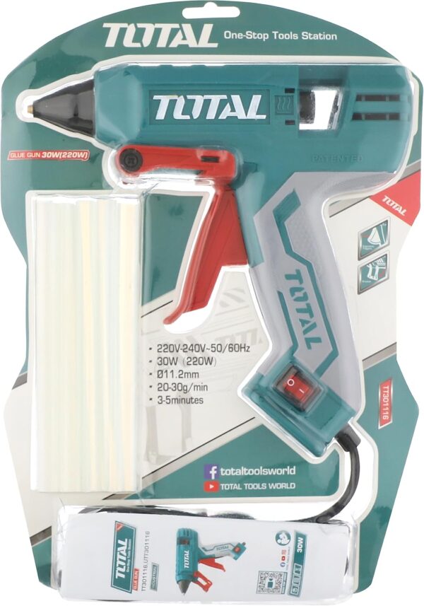 TOTAL TT301116 PROFESSIONAL GLUE GUN 220W - Image 2