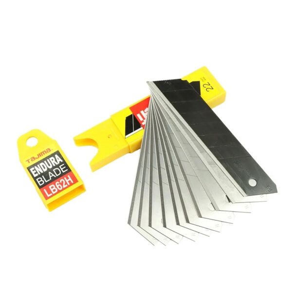 TAJIMA LB62H 22mm Heavy Duty Spare Blade 10PCS Snap-Off Blades Set J-Type Utility Knife Replacement Blade for LC620B Art Cutter - Image 2