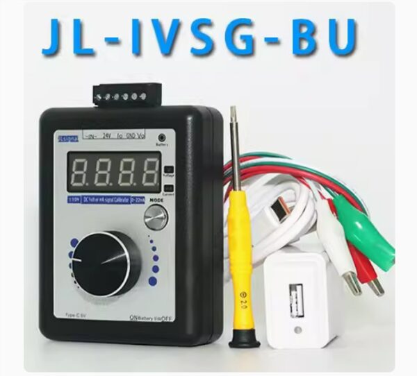 2000mAh 1000mAh Type-C LED Digital Voltage Current Signal Generator Calibrator 0-5-10V 0-4-20-22mA DC Volt mA Signal Calibrator