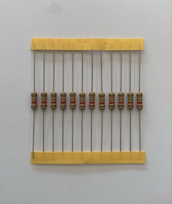 Electronic component: 0.50 watt, 1.2 ohm resistor.