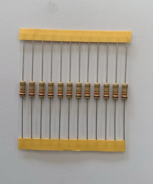 Electronic component: 0.50 watt, 1.3 ohm resistor.