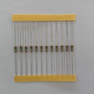 Electronic component: 0.25 watt, 1.5 mohm resistor.
