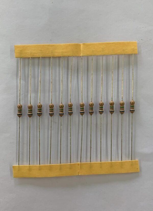 Electronic component: 0.25 watt, 6.8 mohm resistor.