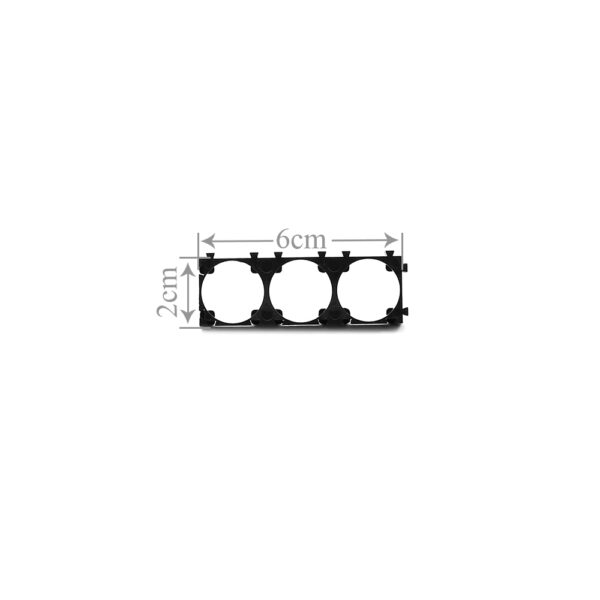 18650 Single Battery Spacer Holder 1x3 - Image 2