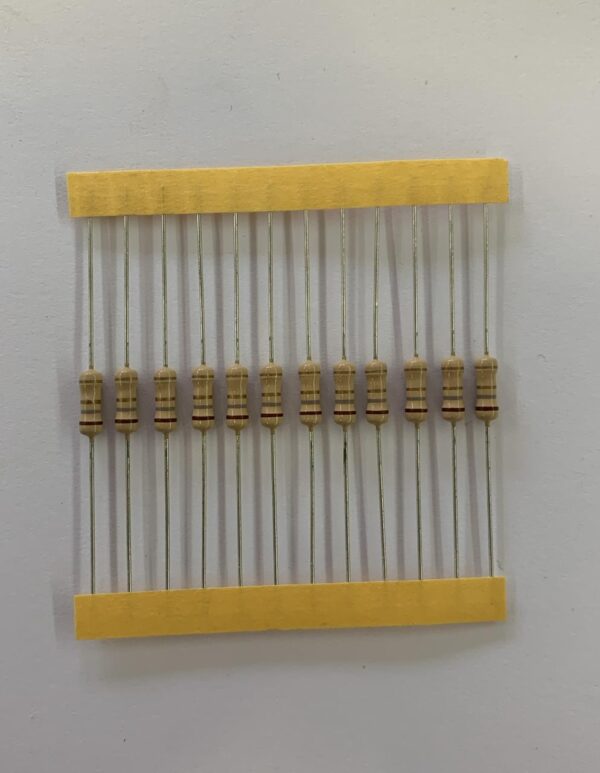 Electronic component: 0.50 watt, 1.8 ohm resistor.