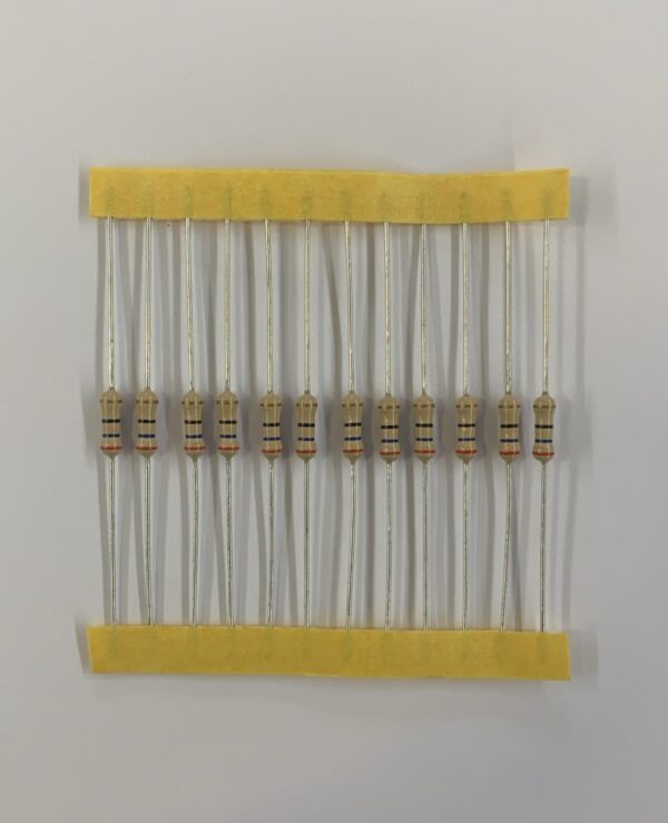 Electronic component: 0.50 watt, 36 ohm resistor.
