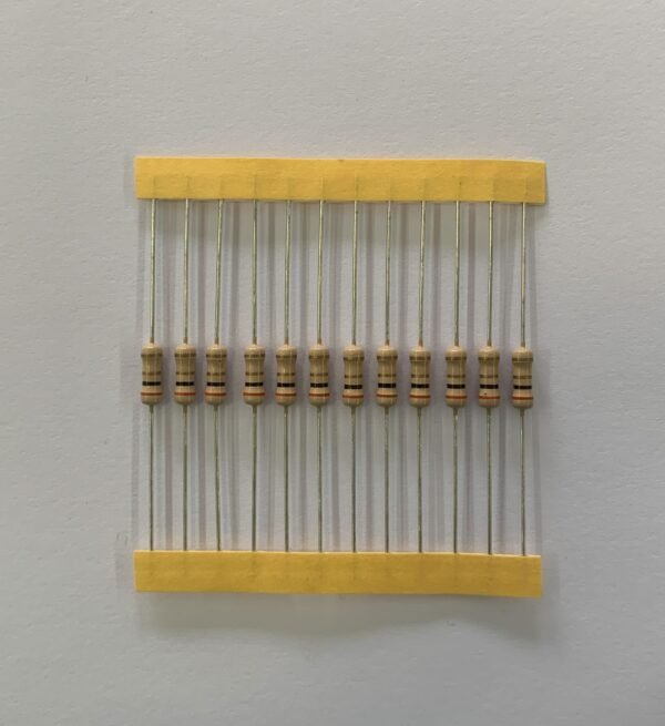 Electronic component: 0.50 watt, 3 ohm resistor.