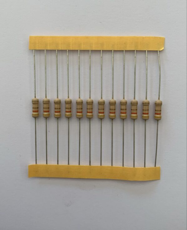 Electronic component: 0.50 watt, 4.3 ohm resistor.