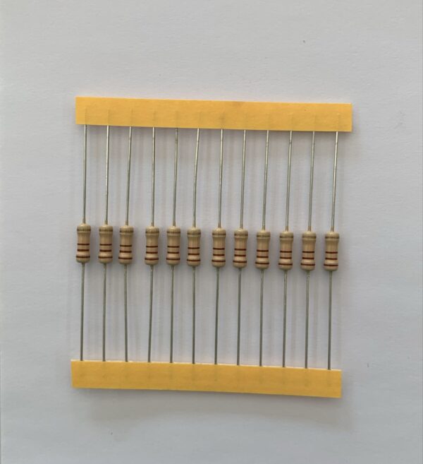 Electronic component: 0.50 watt, 110 ohm resistor.