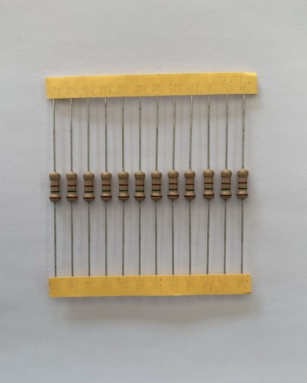 Electronic component: 0.50 watt, 150 ohm resistor.