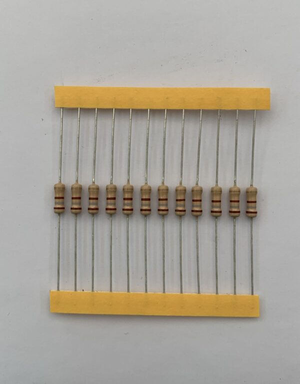 Electronic component: 0.50 watt, 180 ohm resistor.