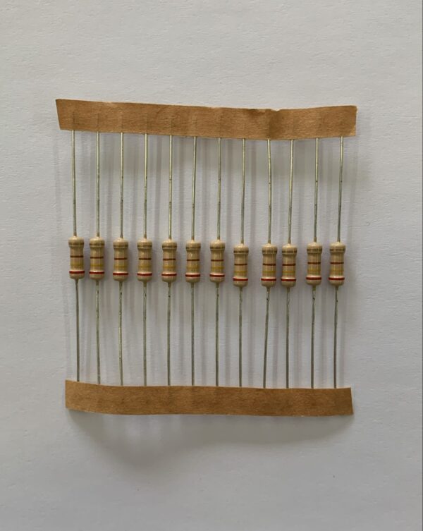 Electronic component: 0.50 watt, 240 ohm resistor.