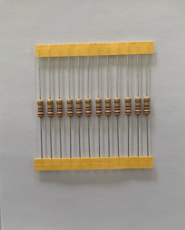 Electronic component: 0.50 watt, 270 ohm resistor.