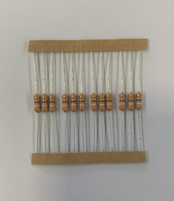 Electronic component: 0.50 watt, 390 ohm resistor.