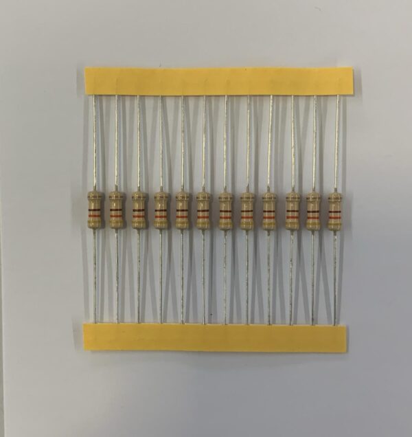 Electronic component: 0.50 watt, 430 ohm resistor.