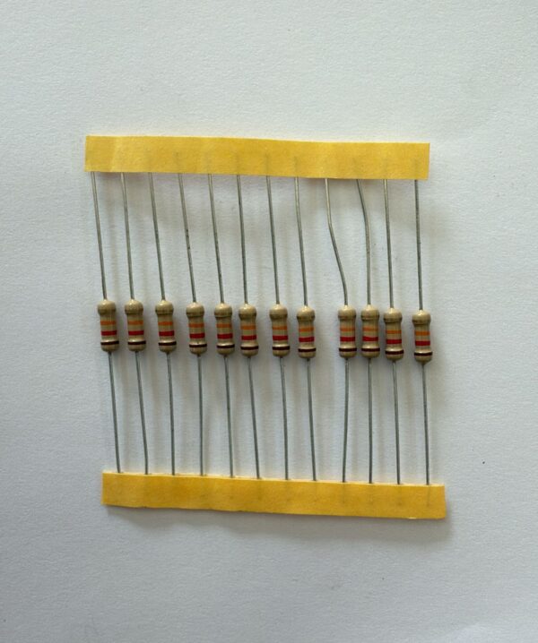 Electronic component: 0.50 watt, 12 kohm resistor.