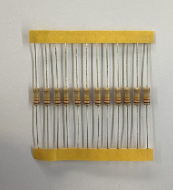 Electronic component: 0.50 watt, 130 kohm resistor.