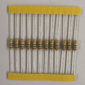 Electronic component: 0.50 watt, 1.5 mohm resistor.