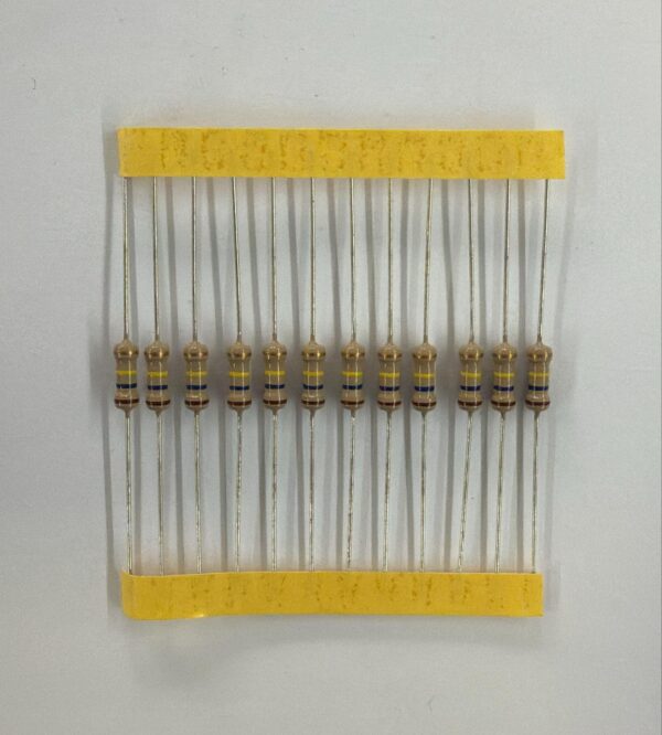 Electronic component: 0.50 watt, 160 kohm resistor.