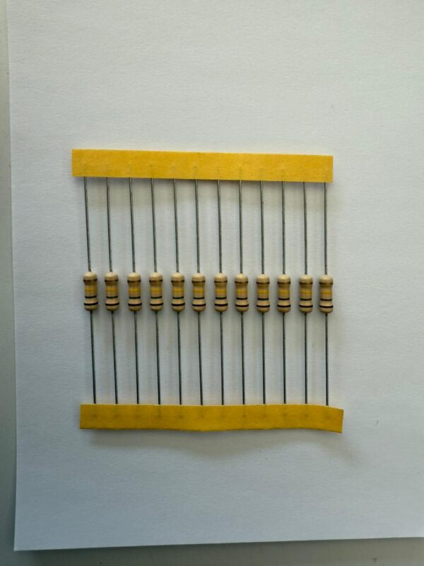 Electronic component: 0.50 watt, 180 kohm resistor.