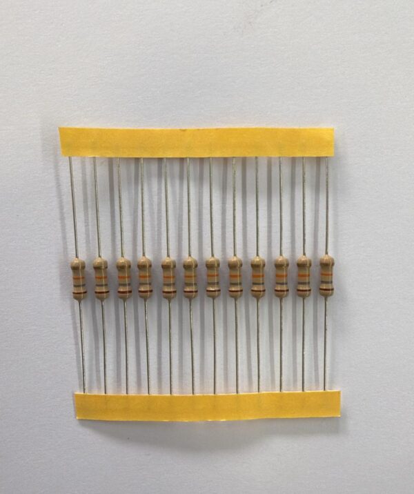 Electronic component: 0.50 watt, 18 kohm resistor.
