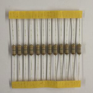 Electronic component: 0.50 watt, 1.8 mohm resistor.