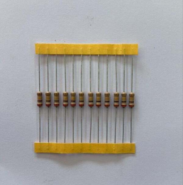 Electronic component: 0.50 watt, 200 kohm resistor.