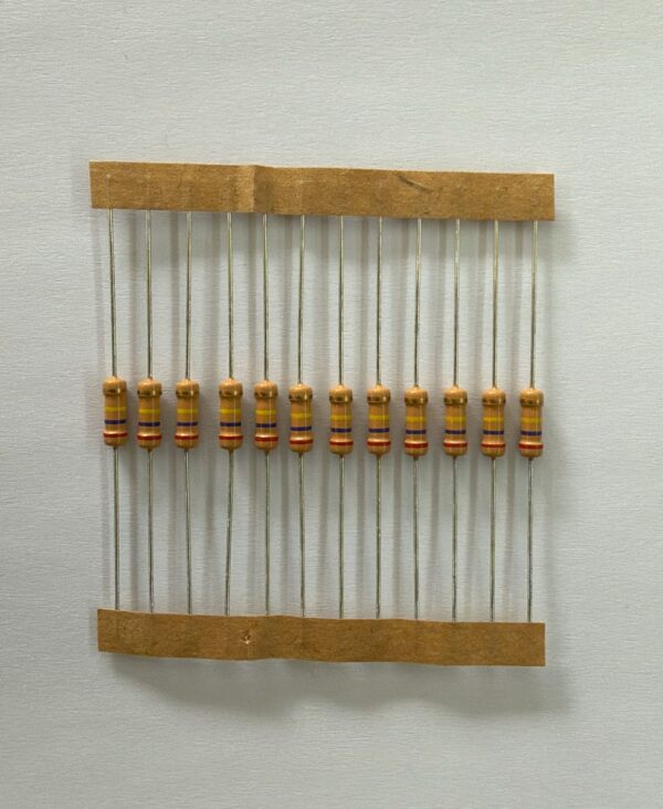 Electronic component: 0.50 watt, 270 kohm resistor.