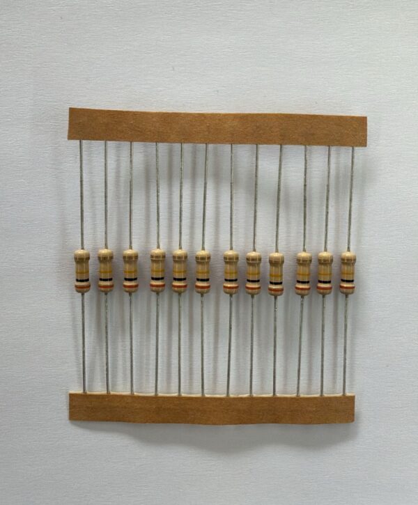 Electronic component: 0.50 watt, 300 kohm resistor.