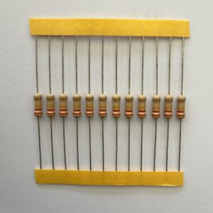 Electronic component: 0.50 watt, 330 kohm resistor.