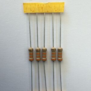 Electronic component: 0.50 watt, 33 kohm resistor.