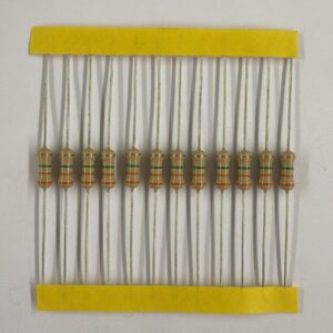 Electronic component: 0.50 watt, 3.3 mohm resistor.