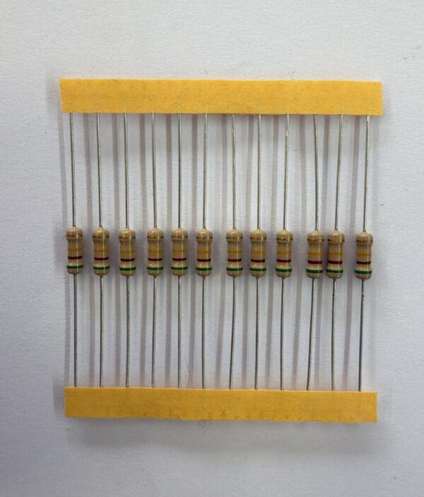Electronic component: 0.50 watt, 510 kohm resistor.