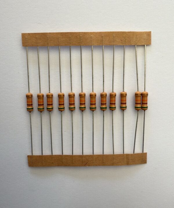Electronic component: 0.50 watt, 51 kohm resistor.