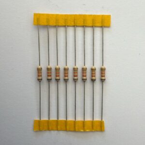 Electronic component: 0.50 watt, 62 kohm resistor.