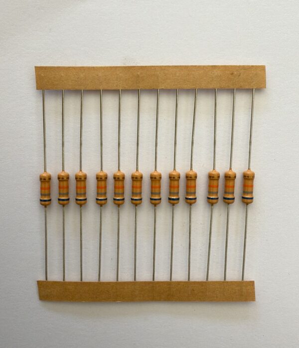 Electronic component: 0.50 watt, 68 kohm resistor.