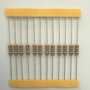 Electronic component: 0.50 watt, 6.8 mohm resistor.