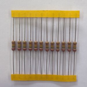 Electronic component: 0.50 watt, 750 kohm resistor.