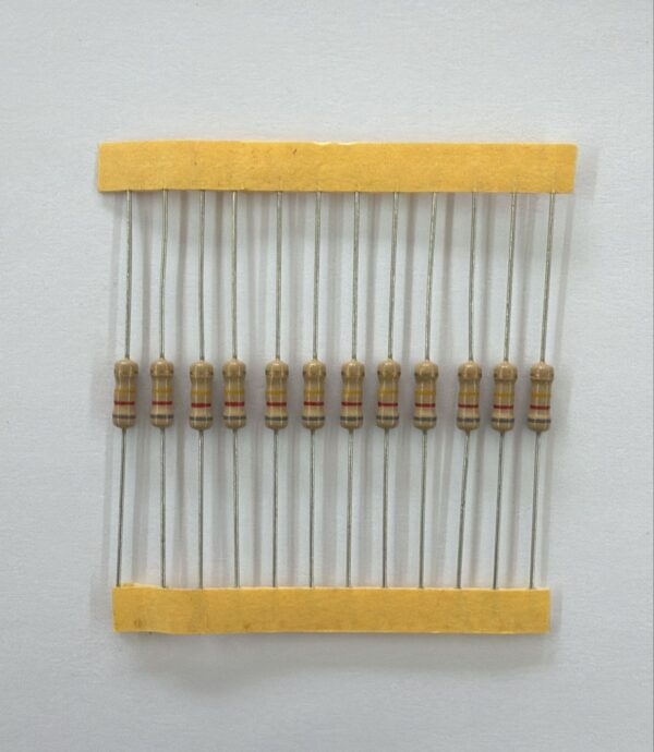 Electronic component: 0.50 watt, 820 kohm resistor.