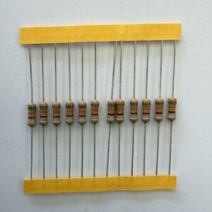 Electronic component: 0.50 watt, 91 kohm resistor.