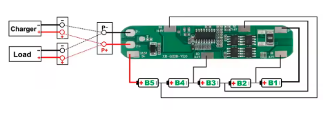 5S BMS 10A Protection Board 18V 21V 18650 Li-ion Lipo Lithium Battery Charge Board Electric Tools Charging Protect Module - Image 3