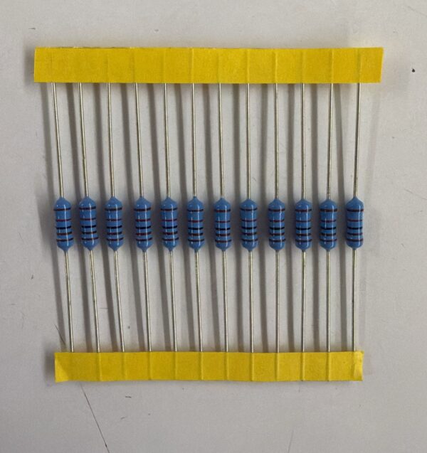 Electronic component: 0.5 watt, 1%, 11 kohm resistor.