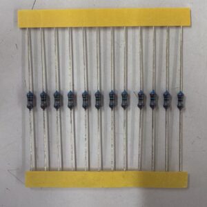 Electronic component: 0.25 watt, 1%, 15 ohm resistor.