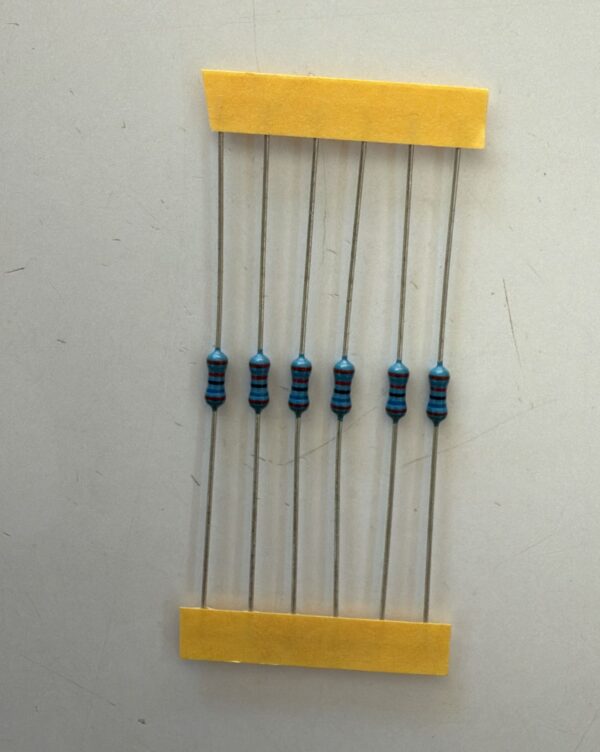 Electronic component: 0.25 watt, 1%, 16 kohm resistor.