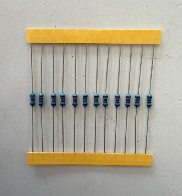 Electronic component: 0.25 watt, 1%, 180 ohm resistor.