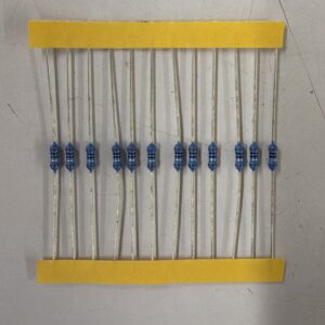 Electronic component: 0.125 watt, 1%, 1 ohm resistor.